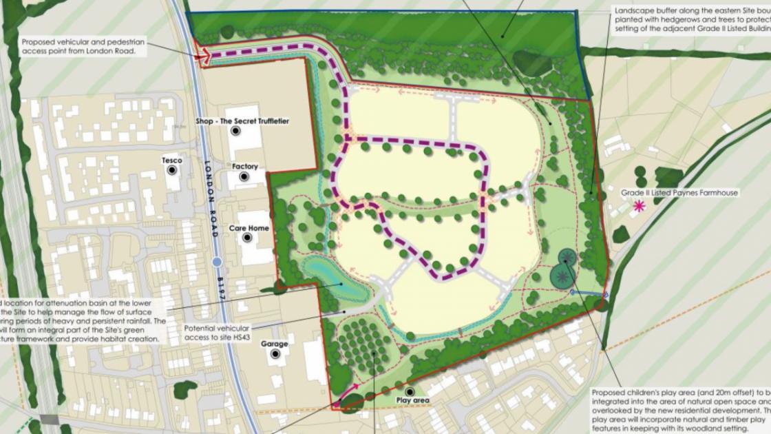 Woolmer Green: Plans submitted for 150-home development 