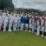 Shire Park Bowls Club hosted a ladies match between the county and the district.