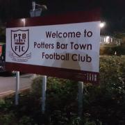 Potters Bar Town's FA Cup game at Aveley was abandoned.
