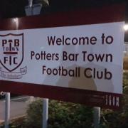 Potters Bar Town faced Aveley at home in an FA Cup first qualifying round replay.