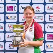Rhianna Russell of Welwyn & District has won the national two-wood singles title for 2022.