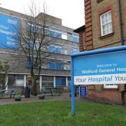 West Hertfordshire Hospitals NHS Trust, which runs Watford General, saw hospital beds occupied by COVID-19 patients fall by almost 20 per cent in the last week - but the number of intensive care beds in use went up.