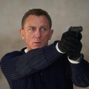 007 James Bond (Daniel Craig) prepares to shoot in No Time To Die, a DANJAQ and Metro Goldwyn Mayer Pictures film.