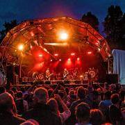 The Main Stage at Folk by the Oak. The music festival is set to return to Hatfield House this July.