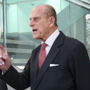 Prince Philip the Duke of Edinburgh at the opening of the new science building at the University of Hertfordshire in Hatfield in 2016.