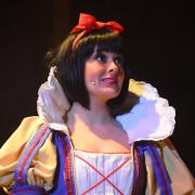 Snow White, played by Lauren Cocoracchio, in St Albans pantomime Snow White and the Seven Dwarfs at The Alban Arena