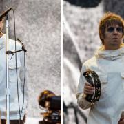 Liam Gallagher on the first night at Knebworth Park.