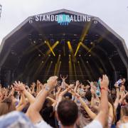 The Standon Calling festival main stage.