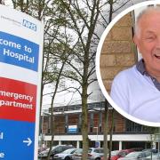 The daughter of a stroke patient - David Adams (inset) - has raised concerns, after a national auditor downgraded Lister Hospital's stroke unit for the second time