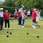 A jubilee spoon drive at Potters Bar Bowls Club proved popular.