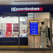 The incident took place at H&T Pawnbrokers in Hatfield.