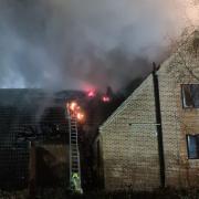 A fire took place at Ashley Court off Wellfield Road in Hatfield
