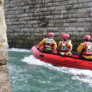 Crews have been asked to paddle or call volunteer organisations for support after the motor was removed.