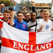 England Fans - The Great Northern - Hatfield.