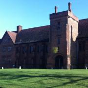 The Old Palace at Hatfield House on a sunny winter's day.