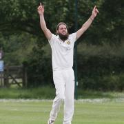 Paul Shankster starred with the ball as Tewin beat Wheathampstead on a rain-affected day. Picture: DANNY LOO PHOTOGRAPHY