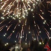 Fireworks in Hatfield. Picture: Alan Davies.