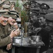 Colourised footage of They Shall Not Grow Old by WingNut Films with Peter Jackson. Original black and white film copyright IWM