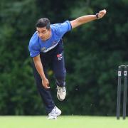 Jigar Mehta bowled the dramatic final over for Potters Bar. Picture: KARYN HADDON