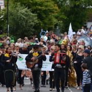 The Welwyn Festival Parade that took place in 2016.