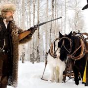 Kurt Russell and Samuel L Jackson in The Hateful Eight