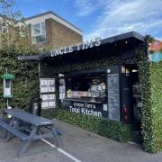 Uncle Tim's Total Kitchen based in Hatfield Social Club's parking lot.