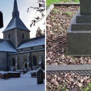 Apsley Cherry-Garrard's grave in the churchyard at St Helen’s Church in Wheathampstead.