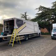 Netflix film crew spotted at St Albans Cathedral