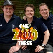 The Whitnall brothers - Aaron, Cam and Tyler - at Hertfordshire zoo Paradise Wildlife Park.