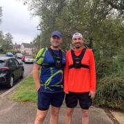 Craig and Steve who will both be running to raise funds for Cancer Research UK.