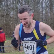 Dom Thomas of Garden City Runners ran at the English National Cross-country Championships. Picture: GCR