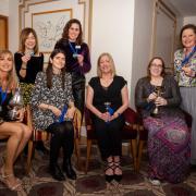 Some of the female winners at the Garden City Runners awards night. Picture: GCR