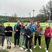 Members of Northaw & Cuffley Lawn Tennis Club spent Red Nose Day raising money in a 24-hour 'tennisathon'.