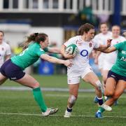 Helena Rowland kicked three conversions for England in their Six Nations win over Ireland. Picture: BRIAN LAWLESS/PA