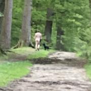 The nude man was spotted close to Six Ways in Sherrardspark Wood.