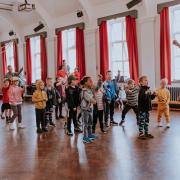 The dance workshop at the Polish Saturday School in Welwyn Garden City