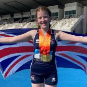 Sarah Cox  won multiple medals at the World Transplant Games this year.