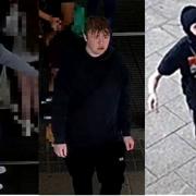 Officers have released images of three individuals that they would like to speak to.