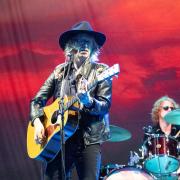 The Waterboys playing Folk by the Oak 2023 in Hatfield Park.