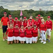 The full Brookmans Park team, including caddies and reserves. Picture: MARTIN CONNOLLY