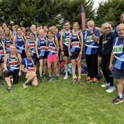Garden City Runners at the 3k relays in Stevenage. Picture: GCR
