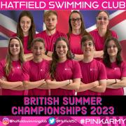 Hatfield Swimming Club will have nine at the British Summer Championship. Picture: HATFIELD SC