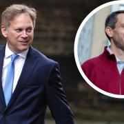 Grant Shapps and Andrew Lewin (inset) have both taken their stance on the ticket office closures.