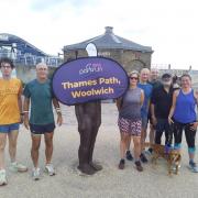 Steve Grout (third from the right) has had plenty of parkrun experience. Picture: GCR