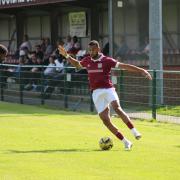 Cyrus Babaie has traded the maroon of Potters Bar for the claret of Welwyn Garden City. Picture: LINDA BABAIE