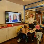 The Ukrainian Saturday School opened recently in Welwyn Garden City