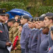 Representatives marched in Hatfield's Remembrance Parade