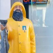 The fisherman stands outside Regal Fish and Chips in Stonehill.