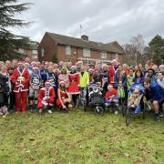 Garden City Runners were spreading Christmas cheer at their annual Festive 5 run in WGC. Picture: GCR