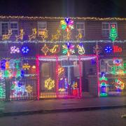 The Bennett family are even using their neighbours house for this year's display